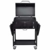 WUYU Charcoal Grill Portable Lightweight Simple Charcoal Grill Perfect Foldable BBQ Grill for Outdoor Campers Barbecue Picnic Patio Backyard Camping Tailgating Steel Cooking Grate for Steak Chicken