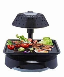 3D smokeless electric grill infrared heat grill for home BBQ Indoor Non-stick Pan