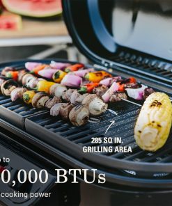 Coleman Roadtrip 285 Portable Stand-Up Propane Grill, Gas Grill with 3 Adjustable Burners & Instastart Push-Button Ignition; Great for Camping, Tailgating, BBQ, Parties, Backyard, Patio & More - 2