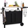 EMBERLI XL Grill Cart Outdoor with Storage with Wheels - Modular Grill Table of Outside BBQ, Blackstone Griddle - 1