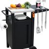 Emberli Grill Cart Outdoor with Storage with Wheels - Modular Grill Table of Outside BBQ, Blackstone Griddle 17, Bar Patio Cabinet Kitchen Island - 1