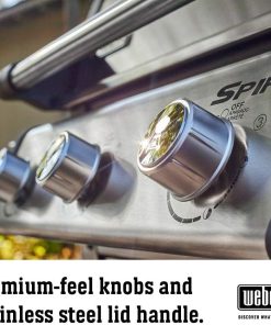 Weber Spirit S-315 Liquid Propane Gas Grill, Stainless Steel - 7