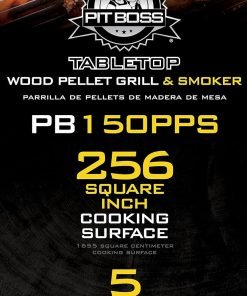 PIT BOSS 10697 Table Top Wood Grill With Temperature Control, Mahogany - 11