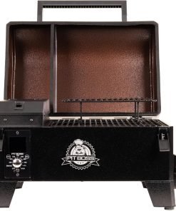 PIT BOSS 10697 Table Top Wood Grill With Temperature Control, Mahogany - 4
