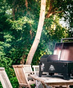 PIT BOSS 10697 Table Top Wood Grill With Temperature Control, Mahogany - 6