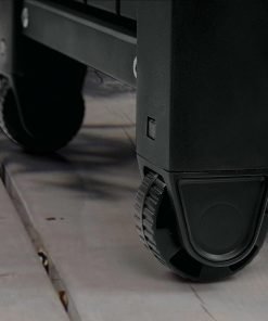 Keter Unity XL Portable Outdoor Table with Stainless Steel Top for Kitchen Prep and Outdoor Storage Cabinet for Grilling Accessories, Dark Grey - 5