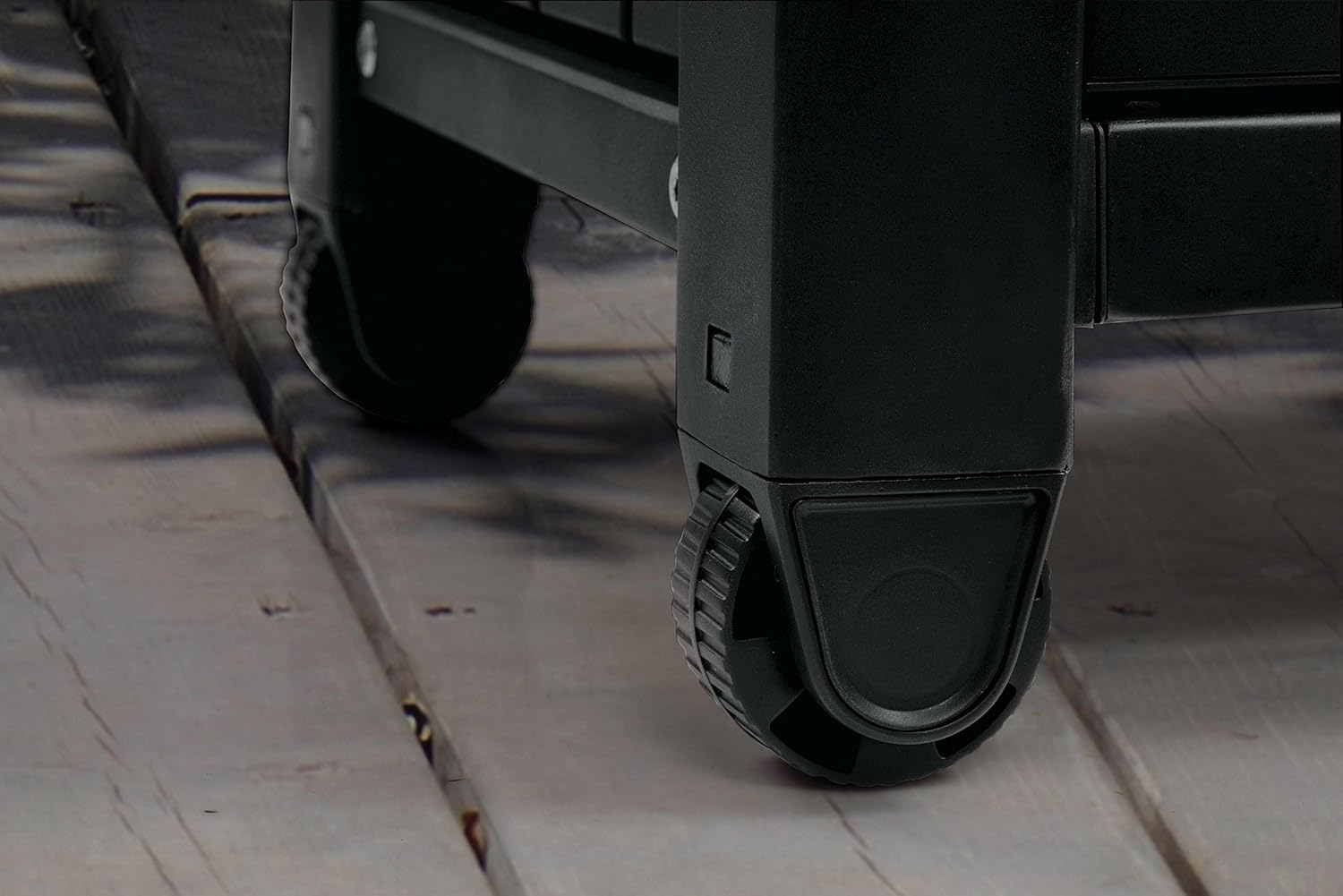 Keter Unity XL Portable Outdoor Table with Stainless Steel Top for Kitchen Prep and Outdoor Storage Cabinet for Grilling Accessories, Dark Grey - 5