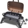 GasOne Tabletop Propane Grill – Portable Grill Propane with Heat Resistant Handles, Large Cooking Surface – User Friendly Temperature Control Knob Portable Gas Grill for RV, Camping, Home Use - 1