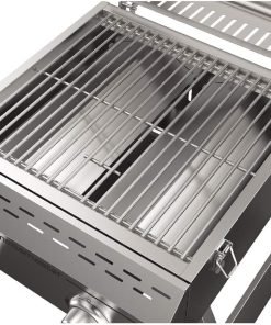 Megamaster Premium Outdoor Cooking 2-Burner Grill, While Camping, Outdoor Kitchen, Patio Garden, Barbecue with Two Foldable legs, Silver in Stainless Steel - 13