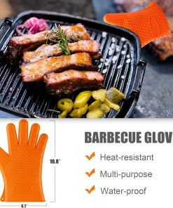 ROMANTICIST 26pcs Grilling Accessories Kit for Men Women, Stainless Steel Heavy Duty BBQ Tools with Glove and Corkscrew, Grill Utensils Set in Portable Canvas Bag for Outdoor - 5