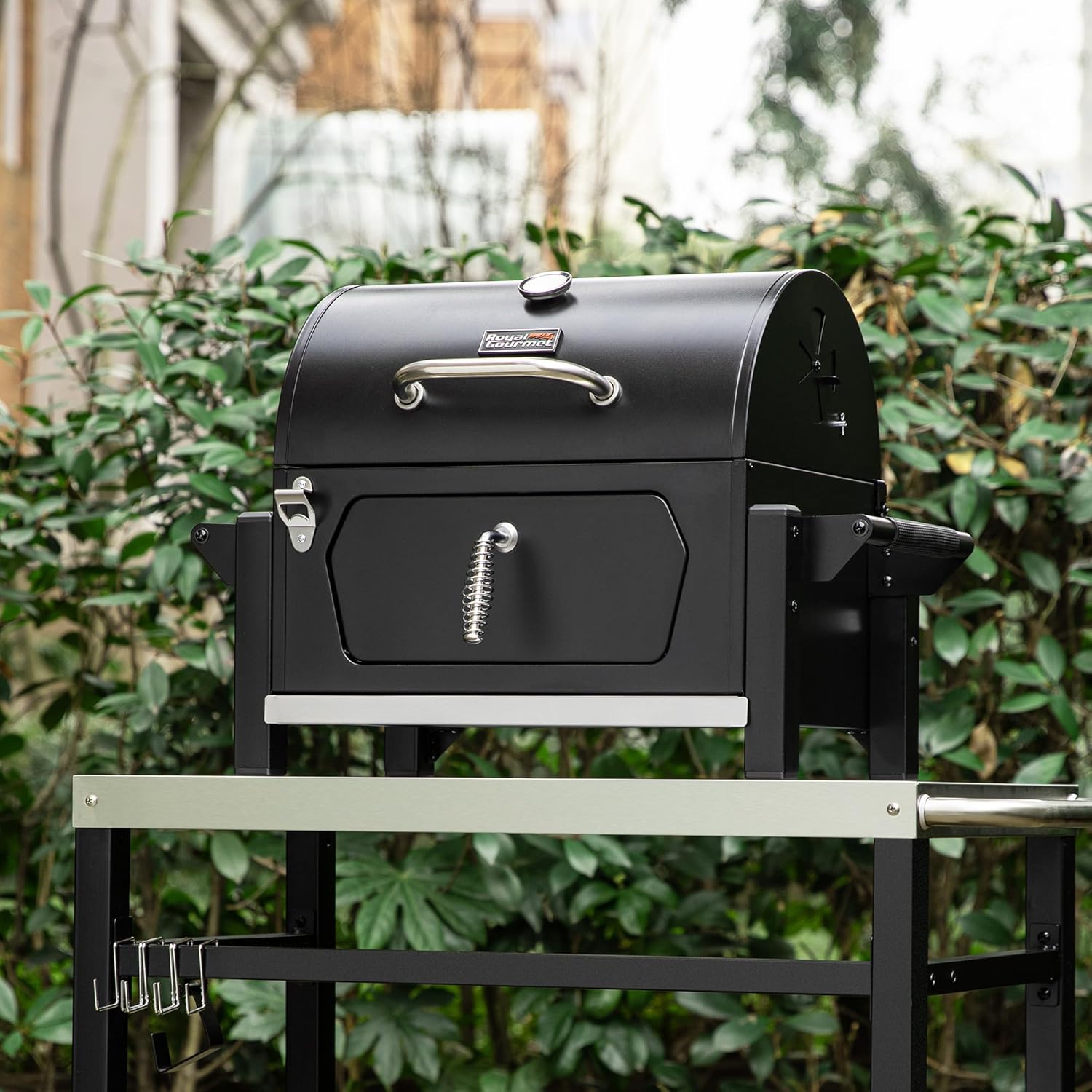 Royal Gourmet CD1519 Tabletop Charcoal Grill with Warming Rack, Potable Charcoal Grill with 303 Sq. In Cooking Area for for Outdoor Camping and Picnic Grilling - 2
