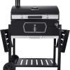 Royal Gourmet CD2030AN 30-Inch Charcoal Grill, Deluxe BBQ Smoker Picnic Camping Patio Backyard Cooking, Black, Large - 1