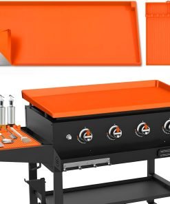 36 Blackstone Silicone Griddle Cover and 16 Blackstone Griddle Accessories - Comprehensive Protection - Thick & Durable - Reusable & Premium Food-Grade Silicone Grill Mat - 1