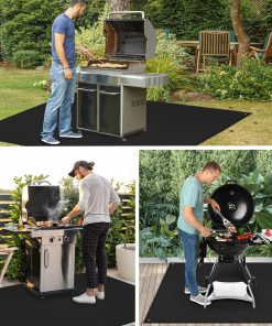 70 x 48 in Grill Mats for Outdoor Grill Compatible with Blackstone 28in & 36in Griddle, Fireproof Griddle Mats for Grilling to Protect the Deck, Griddle Accessories Compatible with Blackstone - 7
