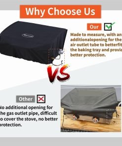 Blackstone 22 Griddle Cover - Water Resistant 600D Polyester Heavy Duty Flat Top Gas Grill Cover - Exclusively Fits Blackstone 22 Griddle Cooking Station - 5