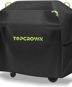 Grill Cover for Outdoor Grill, Universal Fit 45-75 BBQ Gas Grill Waterproof Anti-UV Oxford Fabric Windproof Design with Adjustable Straps, Fits Weber-Char-Broil-Nexgrill and More - 1