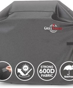 Heavy Duty BBQ Grill Cover for Outdoor Grill, 58 Inch – Waterproof, Weather Resistant, UV & Fade Resistant with Adjustable Straps – Gas Grill Cover - 1