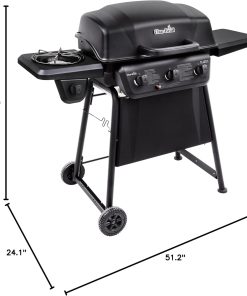 Char-Broil® Classic Series™ Convective 3-Burner with Side Burner Propane Gas Stainless Steel Grill - 463773817-P2 - 10