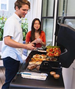 Charbroil Pro Series with Amplifire Infrared Technology 4-Burner Propane Gas Grill Cabinet with Side Burner, Black - 463281024 - 10