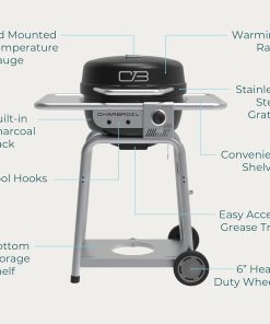 Charbroil Bistro Pro Gas Grill for Small Spaces and Patios, Black - 25302161 - 4