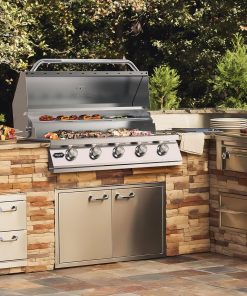Hygrill 40-Inch Built In Grill, Stainless Steel 5-Burner Grill Head for Outdoor Kitchen, Natural Gas - 7