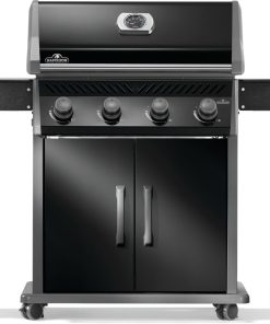 Napoleon Rogue 525 Natural Gas Grill, Black, Stainless Steel Grids, Durable 4-Burner BBQ - 1