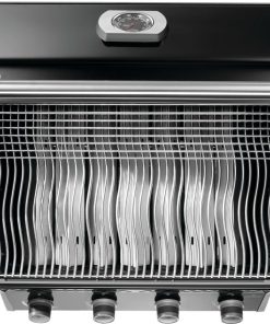 Napoleon Rogue 525 Natural Gas Grill, Black, Stainless Steel Grids, Durable 4-Burner BBQ - 9