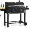 Captiva Designs Extra Large Charcoal BBQ Grill with Oversize Cooking Area(794 SQIN), Outdoor Cooking Grill with 2 Individual Lifting Charcoal Trays and 2 Foldable Side Tables - 1