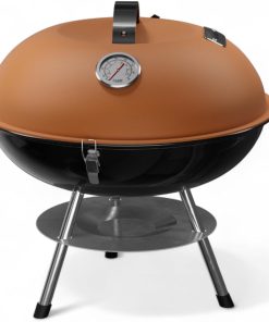 GasOne CG-14T – 14-inch Portable Barbecue Grill with 3-Point Locking Lid for Heat Preservation – Dual Venting System – Small Charcoal Grill for Backyard, Camping, Boat - 1