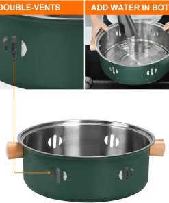 Portable Charcoal Barbecue Grill, 1pc Mini BBQ Grill Multifunctional Charcoal Grill Smokeless Round Tabletop Charcoal Grill for Indoor Outdoor Cooking Home Party Picnic Camping - 5