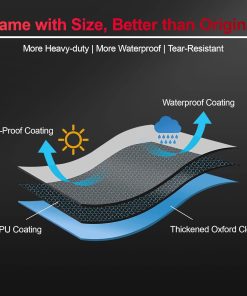 Alternative view of Comnova Grill Cover for Pit Boss 820-850 - Z Grill 700 - Premium Wood Pellet Smoker Cover for Pitboss Waterproof & Heavy Duty, 600D Pellet BBQ Cover for Pit Boss 820 Deluxe, Pro 850 and Z Grill 700