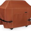 NettyPro BBQ Grill Cover 52 inch Heavy Duty Waterproof Outdoor 2-3 Burners Gas Grill Cover for Outside Weber, Char-Broil, Brinkmann, Nexgrill Barbecue, Brown - 1