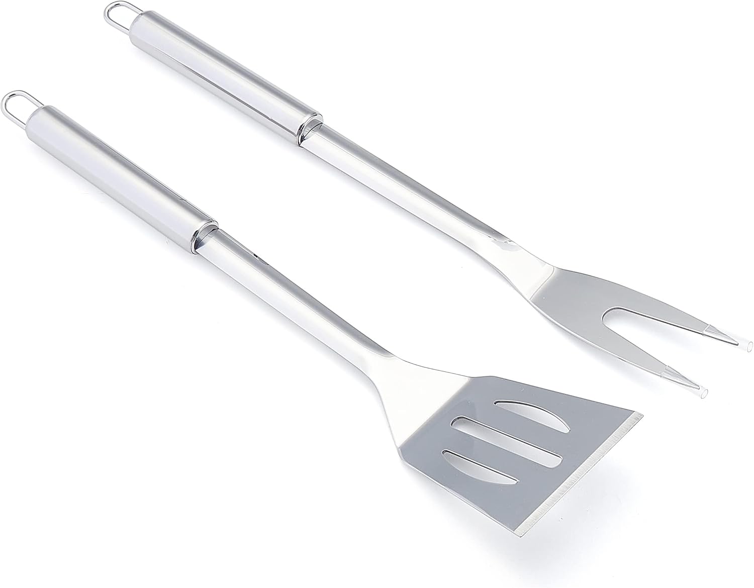 Amazon Basics 4-Piece Stainless Steel BBQ Grilling Tool Set with Carry Bag, Rust-Resistant, Dishwasher Safe - Image 6