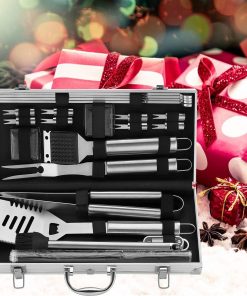 Alternative view of ROMANTICIST 8pcs Professional Griddle Accessories Kit - Heavy Duty Stainless Steel Grill Spatula Set for Grill Griddle Hibachi Flat Top Outdoor Cooking - Great Grill Gift on Birthday Wedding