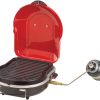 Coleman Fold ‘N Go 6,000 BTU Portable Propane Grill, Lightweight Gas Grill with Push-Button Starter & Adjustable Horseshoe Burner, Great for Camping, Tailgating, Grilling, BBQ - 1